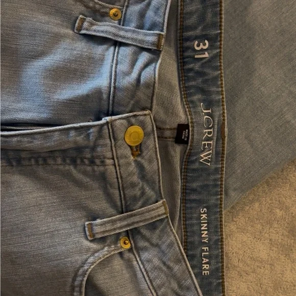 NWOT Jcrew Light Blue Skinny Flare Women's Jeans - Picture 5 of 5